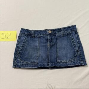 Aeropostale Denim Mini Skirt Size 3/4